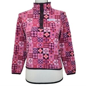 Obermeyer Boulder Fleece Snap Pullover Sweater 77025 Girls Extra Large